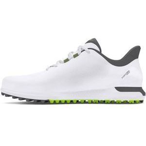 Under Armour Drive Fade Spikeless golfschoen voor heren, (100) Wit/Wit/Titan Grijs, 47 EU