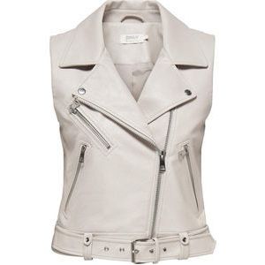 ONLY ONLVERA FAUX LEATHER WAISTCOAT OTW Dames Gilet - Maat S
