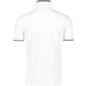 HUGO BOSS Paddy regular fit polo - heren polo korte mouw - wit (contrast) - Maat: XL