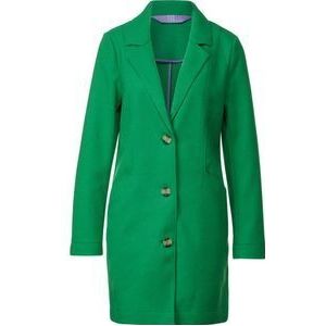 Street One Cosy Revers Dames Jas - arty green - Maat 36
