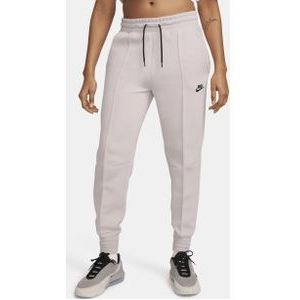 Nike Sportswear Tech Fleece Joggingbroek met halfhoge taille voor dames - Paars