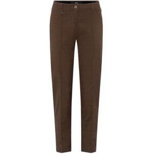 BRAX Dames S Style Maron-damesbroek met aantrekkelijke minimale print vrijetijdsbroek, bruin (cinnamon), 31W x 30L