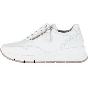 Gabor 587 Lage sneakers - Leren Sneaker - Dames - Wit - Maat 43