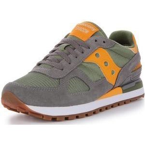 Saucony Jazz Original, gymschoenen voor dames, Grijs Groen, 45 EU