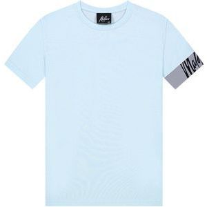 Malelions Captain T-shirt Polo's & T-shirts Jongens - Polo shirt - Lichtblauw - Maat 164