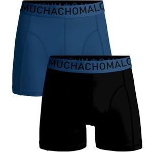 Muchachomalo Heren Boxershorts Microfiber - 2 Pack - Maat M - 95% Katoen - Mannen Onderbroeken