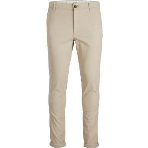 JACK & JONES Marco Fury slim fit, heren chino, beige -  Maat: 28/34