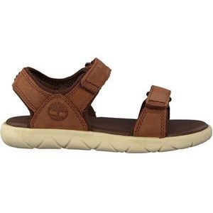 Timberland Nubble Lthr 2 Strap Unisex Sandalen - Cappuccino - Maat 27