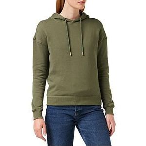 Urban ClassicsdamesSweatshirt met capuchondames hoodie,olijfgroen,M