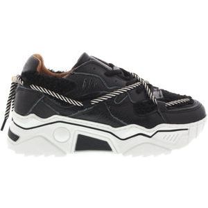 Dames Sneakers Dwrs Jupiter Teddy Black Zwart - Maat 41