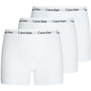 Set van 3 boxershorts in stretch katoen CALVIN KLEIN UNDERWEAR. Katoen materiaal. Maten XL. Wit kleur