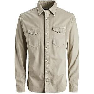 JACK & JONES Overhemd heren Jjesheridan Shirt L/S Noos,Crockery.,XS