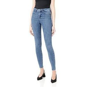 ONLY ONLPower Skinny Jeans voor dames, mid push-up skinny fit jeans, blauw (lichtblauw), (L) W x 34L