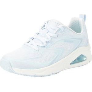 Skechers Dames TRES-AIR UNO GLIT-AIRY, Lt Blue Glitter Hot Melt Mesh, 38 EU