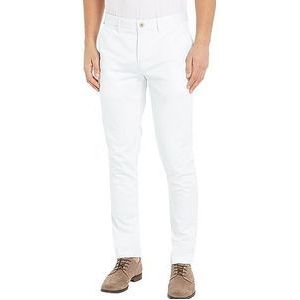 Tommy Hilfiger Geweven broek heren Bleecker Chino 1985 Pima Katoen ,Kleur: wit,29W / 34L