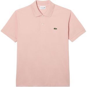 Lacoste Classic Fit polo, lichtroze -  Maat: M