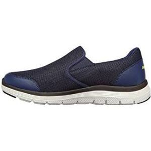 Skechers Flex Advantage 4.0 Toscaanse sneakers voor heren, marineblauw, 42.5 EU