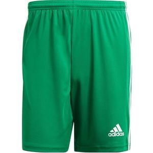 adidas - Squadra 21 Shorts Youth - Groen Voetbalbroekje - 140 - Groen