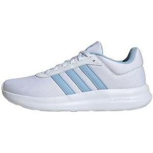 adidas Dames Lite Racer 4.0 Schoenen, FTWR Wit/FTWR Wit/Glow Blue, 6.5 UK, Ftwr White Ftwr Wit Glow Blauw, 40 EU