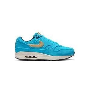 Nike Air Max 1 Prm, Blauw , Blue , Heren , Maat: 39 1/2 EU