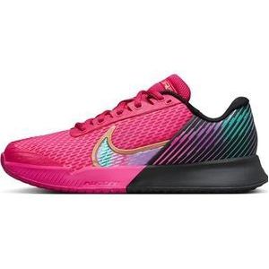 NIKE Nikecourt Air Zoom Vapor Pro 2 PRM, laag, dames, Fireberry Multi Color Black, 35.5 EU