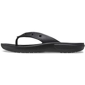 Crocs Classic Crocs Flip, Slipper uniseks-volwassen, Black, 45/46 EU