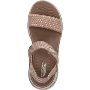 Skechers Arch Fit Go Walk dames sandaal - Taupe - Maat 40