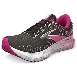 Brooks Glycerine 20, damessneaker, zwart/fuchsia/linnen, 44,5 EU, Zwart Fuchsia Linnen, 44.5 EU