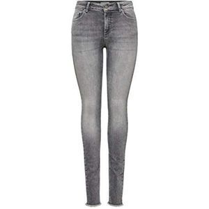 ONLY ONLBlush mid Ankle Skinny Fit Jeans voor dames, grijs (Grey Denim Grey Denim), S/30L