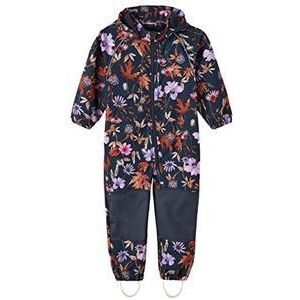 NAME IT Meisjes Nmfalfa08 Suit Herfst Flower Fo Noos Regenjassen Heren voor meisjes, Dark Sapphire, 104 EU