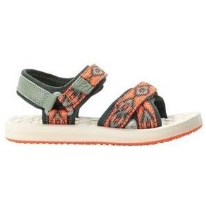 Jack Wolfskin Unisex Zulu Vc K sandalen voor kinderen, muntleaf, 38 EU