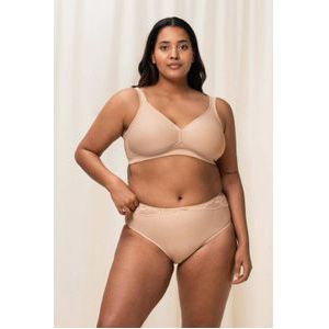 Triumph niet-voorgevormde bh zonder beugel Modern Soft+Cotton lichtbeige