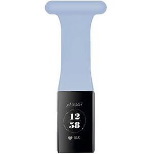 Strap-it Fitbit Charge 4 verpleegkundige band (lichtblauw)