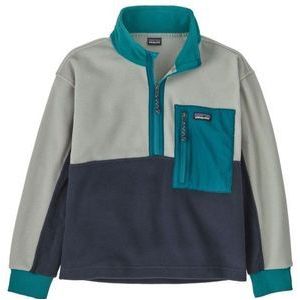 Patagonia Kids Microdini 1/2 Zip Pullover Fleecetrui (Kinderen |blauw/grijs)