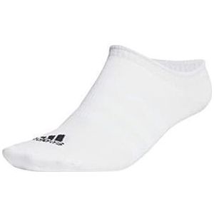 adidas Thin and Light 3 Pairs Invisible Sokken/Sneakersokken, White/Black, M