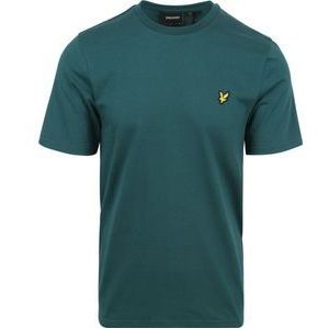 Lyle and Scott - T-shirt Donkergroen - Heren - Maat M - Modern-fit