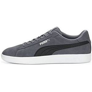 PUMA Sneaker SMASH 3.0 uniseks-volwassene Low top , GRAY TILE-PUMA BLACK-PUMA WHITE , 36 EU