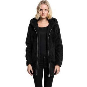 Urban Classics - Sherpa Winterjas - M - Zwart