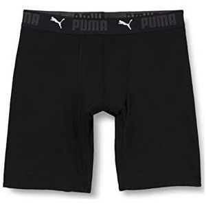 Puma 2-pack extra lange pijpjes boxershort - long - S - Zwart