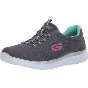 Skechers Summits Sneaker dames,Grey Anthracite Green,37.5 EU