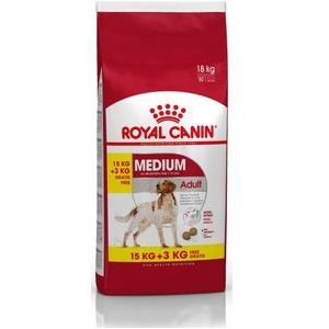 15 + 3 kg Royal Canin Medium Adult hondenvoer