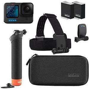 GoPro HERO11 zwarte accessoirebundel - inclusief extra enduro-batterij (2 in totaal), The Handler (zwevende handgreep), hoofdband + snelclip en draagtas