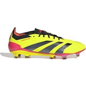 adidas Predator Elite Gras Voetbalschoenen (FG) Felgeel Zwart Rood