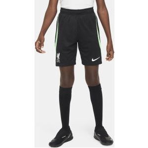Liverpool FC Strike Nike Dri-FIT knit voetbalshorts voor kids - Zwart