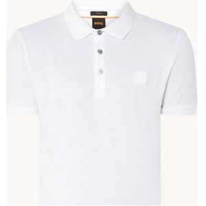 HUGO BOSS Passenger slim fit polo van piqué katoen met logo