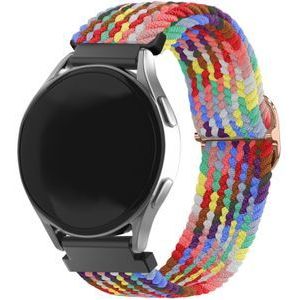 Strap-it Samsung Galaxy Watch 6 - 40mm verstelbaar geweven bandje (kleurrijk)