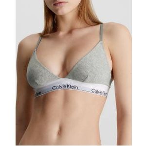 Calvin Klein Triangle Bralette dames - Unlined  - Grijs