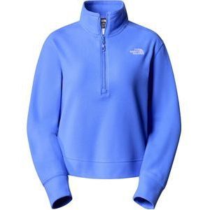 The North Face - Dames fleeces - W 100 Glacier Half Zip Solar Blue voor Dames - Maat S - Blauw