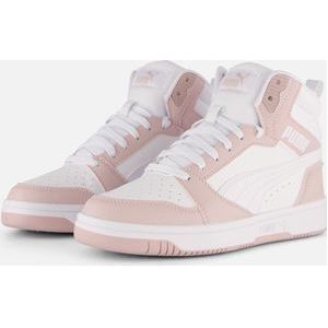 Puma Rebound v6 Mid Sneakers wit Imitatieleer - Dames - Maat 39