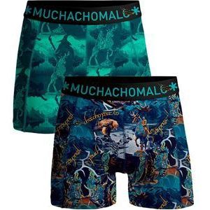 Muchachomalo Heren Boxershorts - 2 Pack - Maat M - 95% Katoen - Mannen Onderbroeken